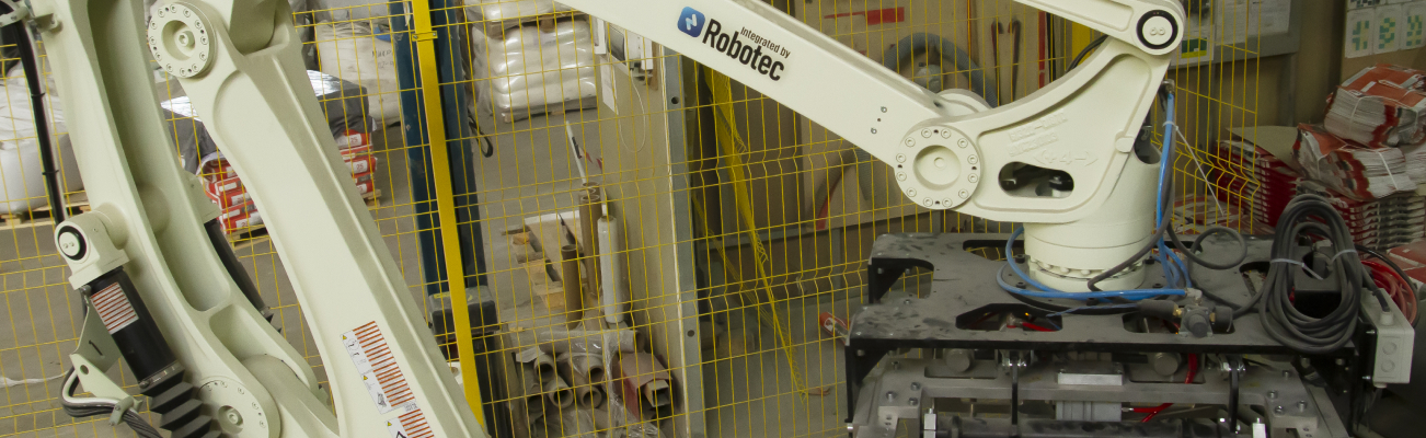 Паллетирование мешков со строительной смесью